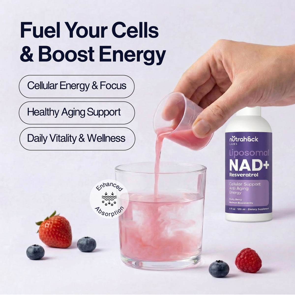 NutraHack Labs Liposomal NAD+