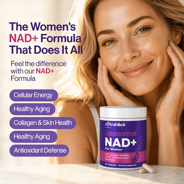 NutraHack Labs Liposomal NAD+ (Women)